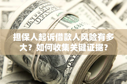 济南担保人起诉借款人风险有多大？如何收集关键证据？